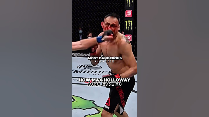 How Max Holloway Aura Farmed