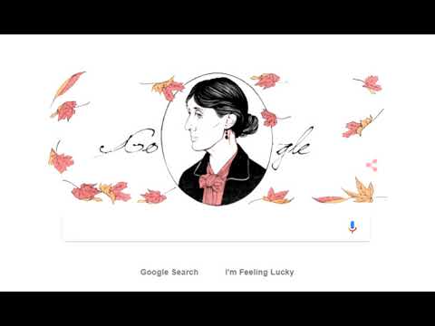 Google Doodle celebrates Virginia Woolf's 136th birthday