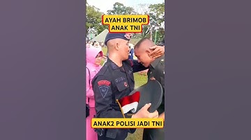 AYAH BRIMOB BANGGA ANAK JADI TNI‼️#MENGABDIBEDAINSTITUSI#PELANTIKANTNI2025#TNIAD#TNIAL#TNIAU🇮🇩