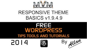 WordPress Responsive Theme Basics 2014
