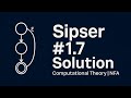 Solution to Sipser Exercise 1.7 | Theory of Computation