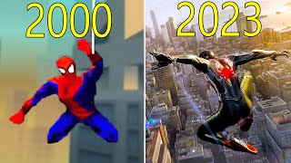 Evolution of Spider-Man Games w/ Facts 2000 - 2023