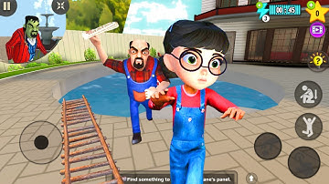 Scary Stranger 3D - New Update New Special Levels Control Mr Grumpy Secret Room (Android, iOS)