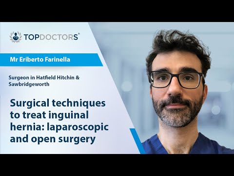 Surgical techniques to treat inguinal hernia: laparoscopic and open surgery - Online interview