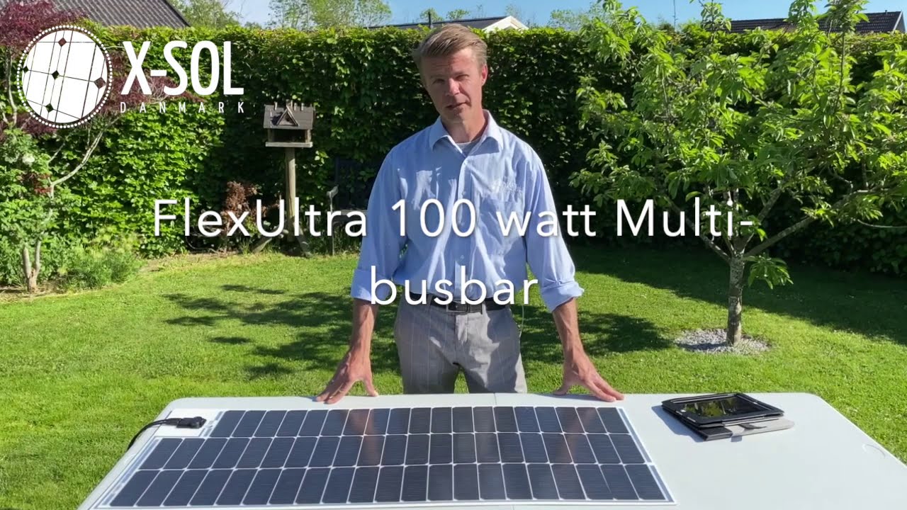 FlexUltra 100 watt solcelle Multi-busbar celler - YouTube