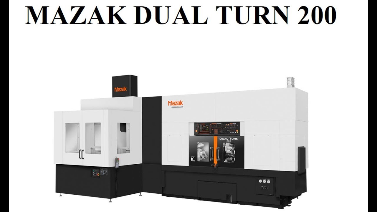 MAZAK DUAL TURN 200 (CNC Machine Specifications) - YouTube