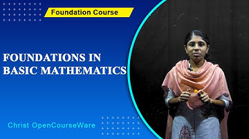 Foundation Course | Mathematics - PSC, Bank Coaching - Average | Christ OpenCourseWare