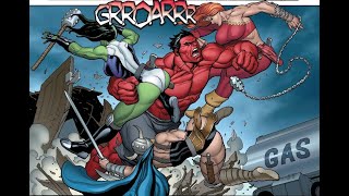 Red Hulk vs Warrior Women of Marvel - Round 1