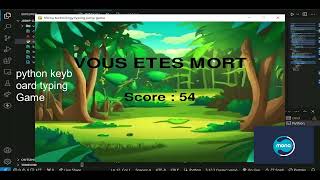 Typing Jump Game in python screenshot 4