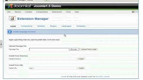 Bài 4- Cài đặt tiếng việt cho joomla - hdcom.vn/forum