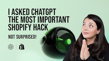 I asked ChatGPT the most important Shopify hack: NOT SURPRISED!