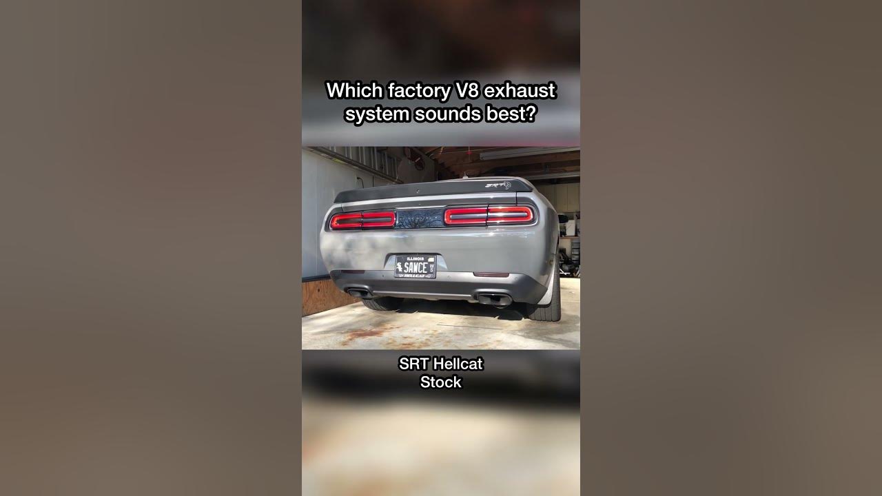 American muscle car V8 exhaust battle
