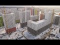 Бутово Парк 2 - Обзор с воздуха (28.12.2021)