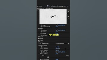 Make any logo 3D in After Effects Tutorial #aftereffects #tutorial