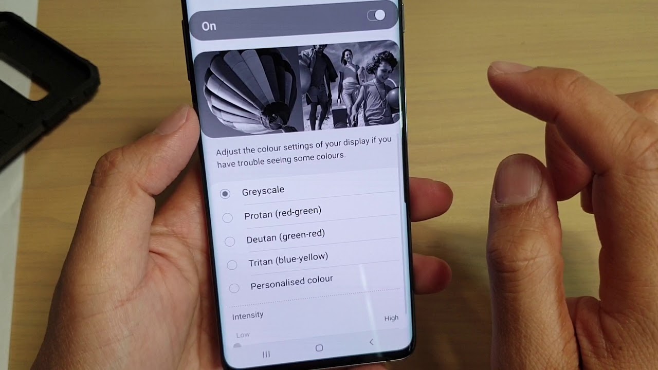 Samsung Galaxy S10 S10 How To Remove Black White Screen