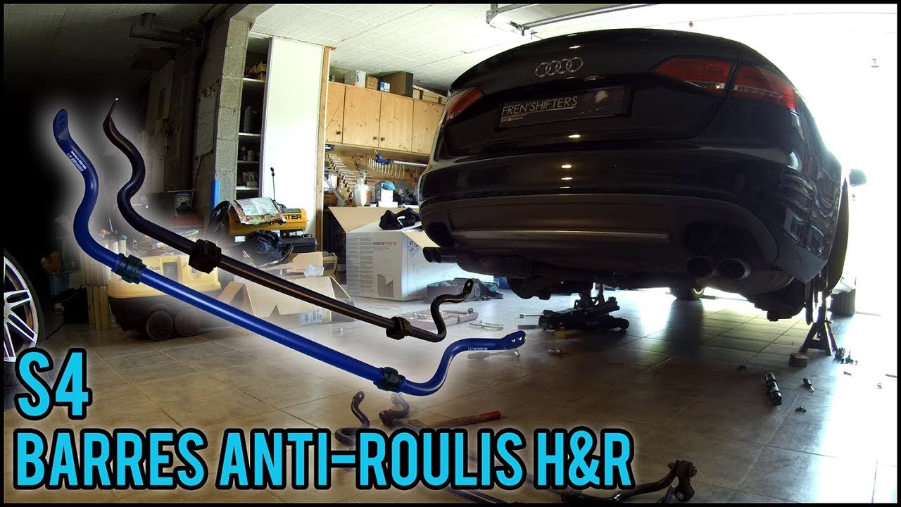 Barre Anti-roulis H&R - Référence 33851-7 - Pour Audi A3/S3, VW Golf VII R, Skoda Octavia…