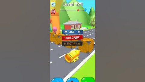 3D shape-shifting#runing#car game level=529#shorts #video