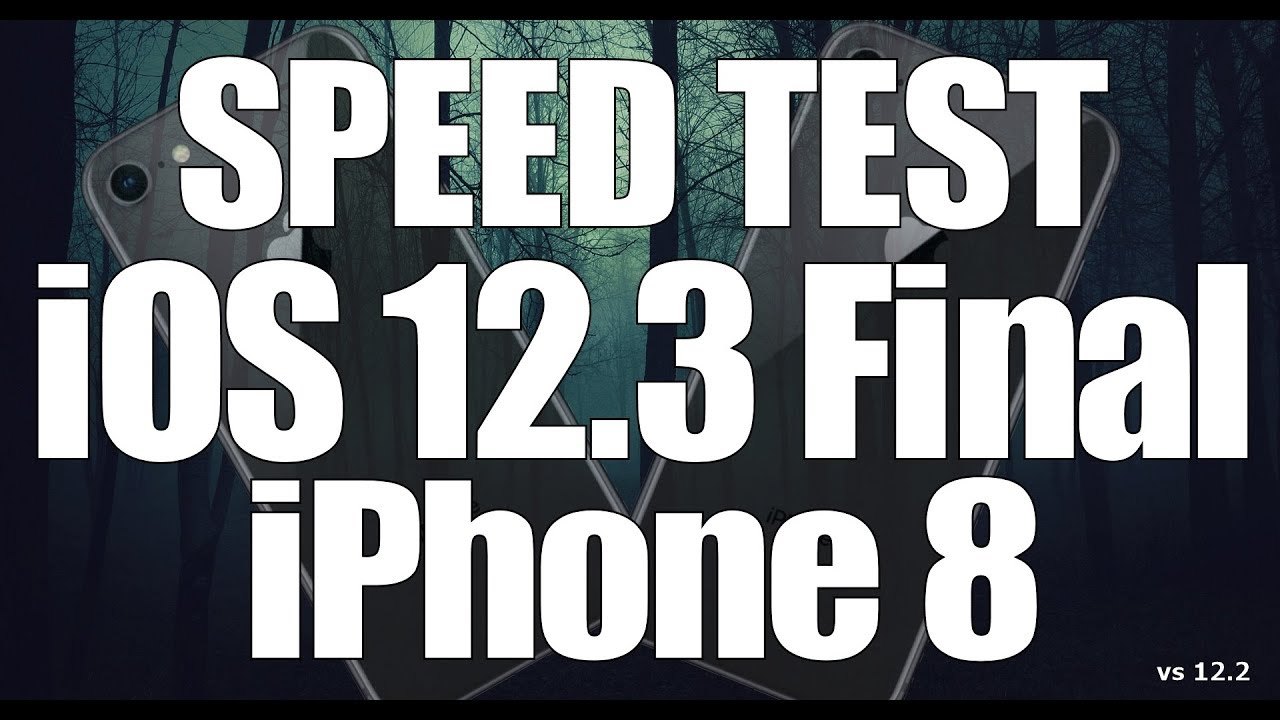 Сравнение: iOS 12.2 против iOS 12.3. Кто быстрее? Фото.