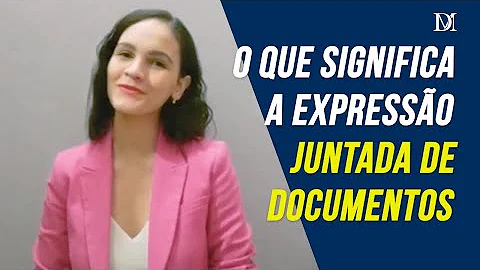 Como se faz juntada de processos?