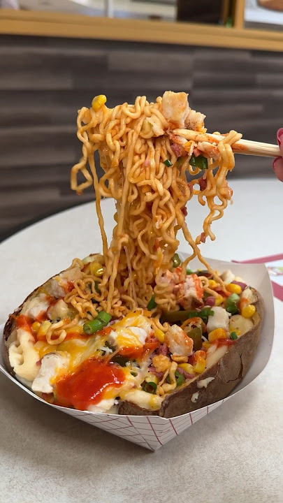Loaded Ramen Baked Potato (Day 11/30)