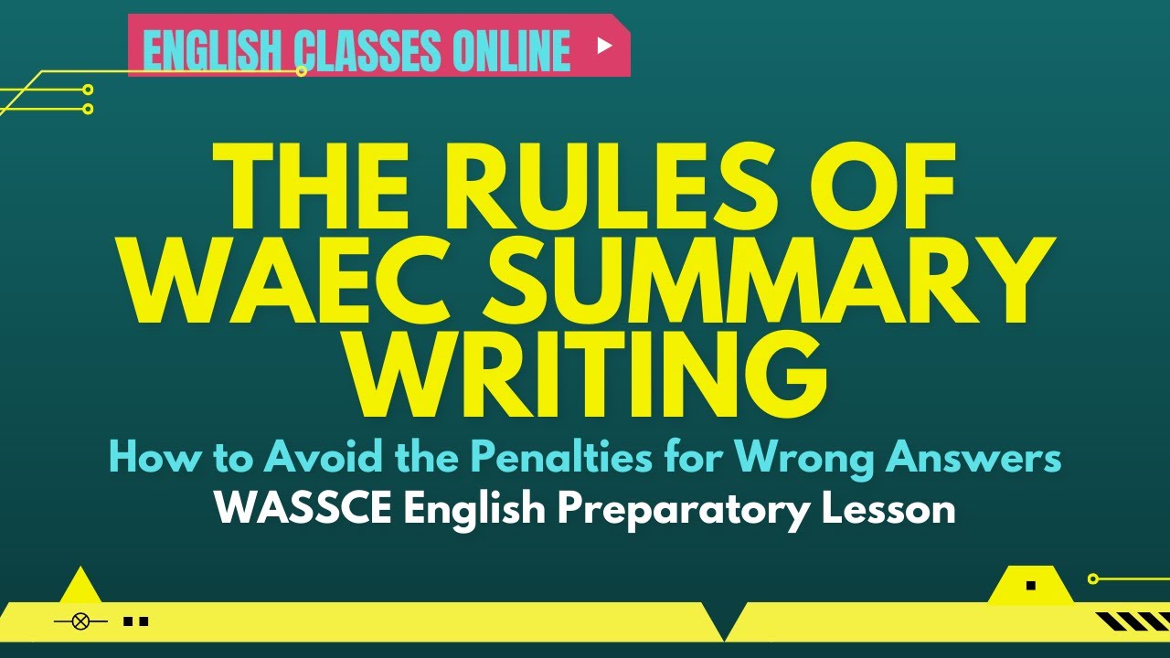 waec english essay writing 2020