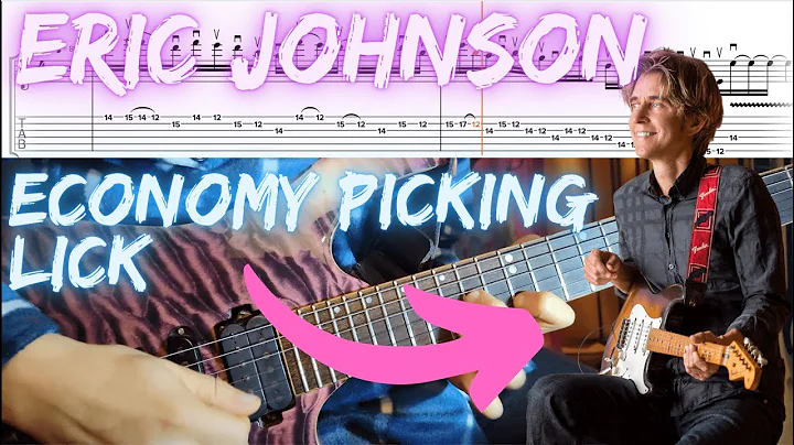 Eric Johnson - Guitar Pentatonic Lick Lesson (Economy Picking, Slow & Tabs)