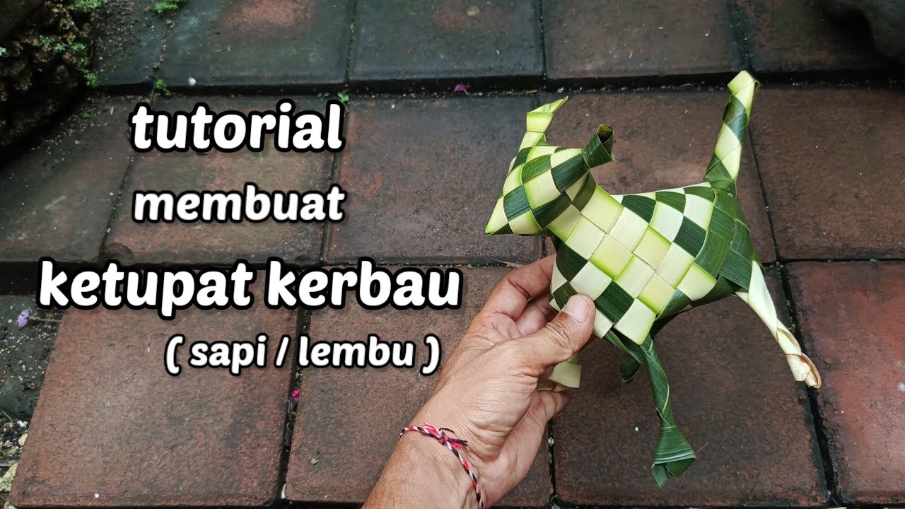 Cara membuat ketupat sapi/kerbau