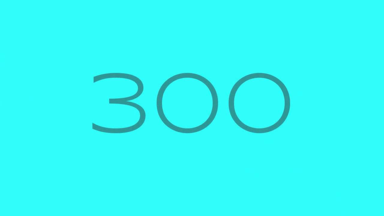 Colorful Numbers 1-300 (Count It Very Slow)