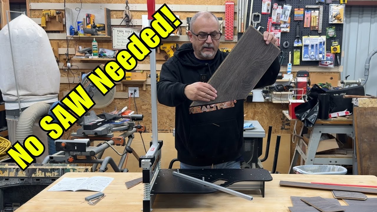 Обзор станка для резки напольных покрытий Goldblatt | Распаковка, сборка и тестирование в реальны...