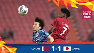 #AFCU23 M19 - QATAR 1 - 1 JAPAN : HIGHLIGHTS