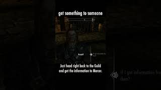 get something to someone — The Elder Scrolls V: Skyrim dialogue scene
