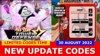 All Star Tower Defense Codes Roblox, July 2023 - naguide