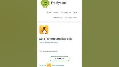 how can download quick shortcut maker app
