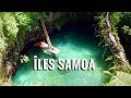 Backpack en polynsie  les samoa  serpent lagoon plage  vie des les