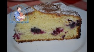 Очень вкусный пирог со сметаной и ягодами в духовке Очень вкусный пирог со сметаной и ягодами в духовке