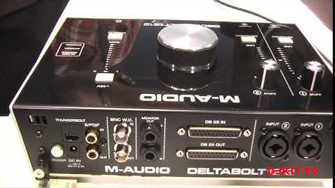 M AUDIO DELTABOLT 1212 @NAMM 2015 WITH DJKIT TV