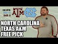 North Carolina vs Texas A&M Predictions | Free College Football Picks | UNC Orange Bowl NCAA Betting