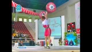 Weightlifting.European Championships.2002.Women.75 kg.A.Ozgur &amp; I.Danko &amp; S.Sahbaz World Record.mpg