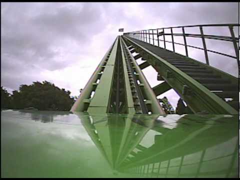 Goliath Walibi World Roller Coaster Front Seat POV