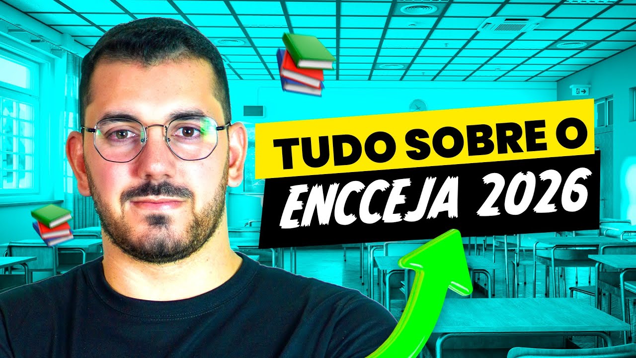 Como vai ser a prova do ENCCEJA em 2026? Mudanças, pesos e estratégia!