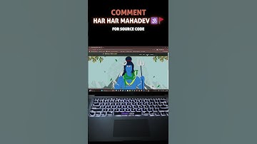 Happy Maha Shivratri Animation Using HTML, CSS & JavaScript #webdesign #harharmahadev #shivratri