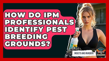 How Do IPM Professionals Identify Pest Breeding Grounds? - Insects and Invaders
