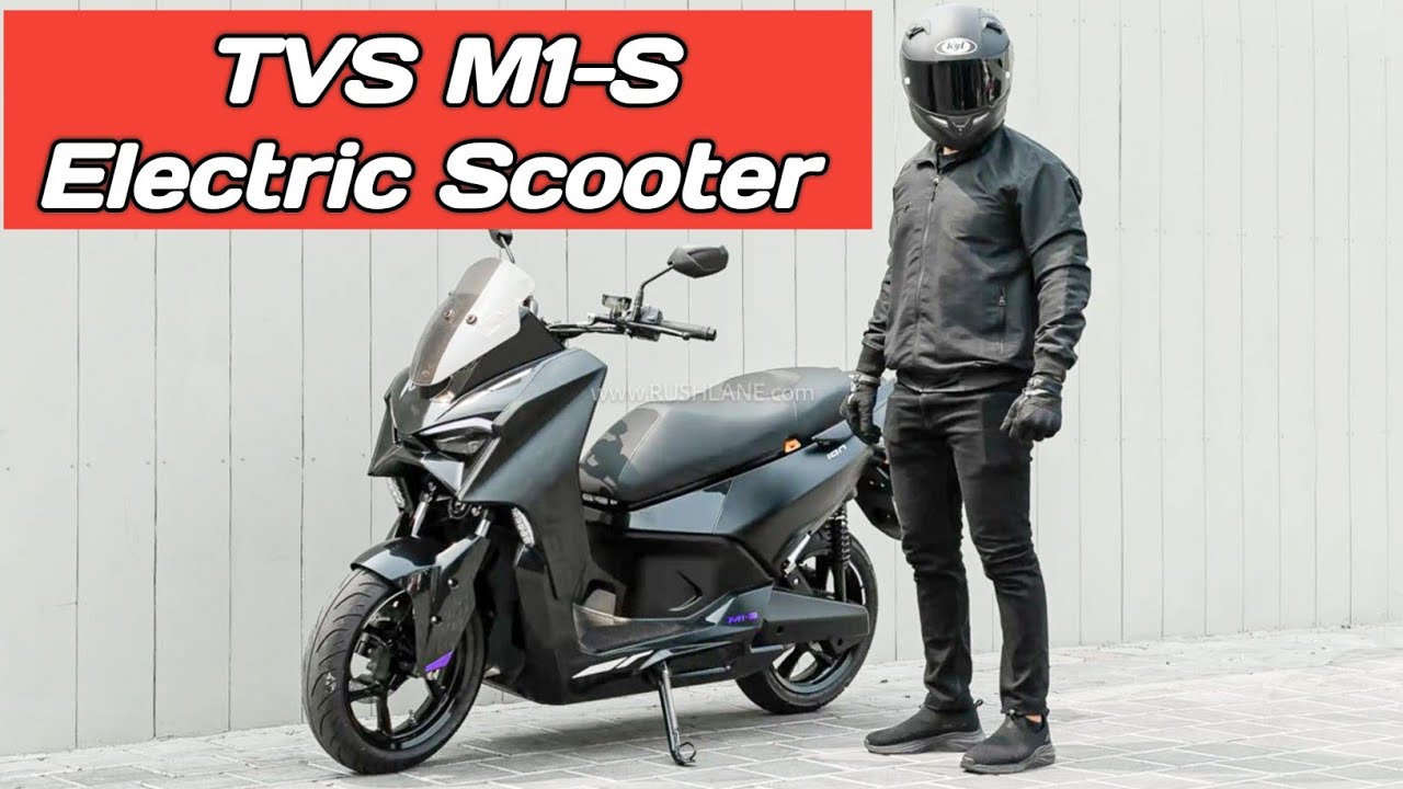 TVS M1-S Maxi-Style Electric Scooter Officially Teased | Coming Soon In India 