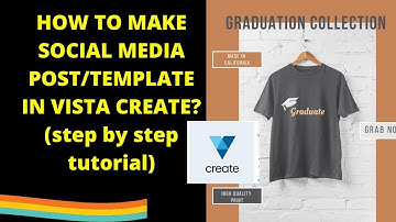 HOW TO MAKE SOCIAL MEDIA POSTS/TEMPLATE IN VISTA CREATE?(step by step tutorial)