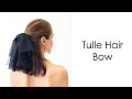 Tulle Hair Bow - How To Make A Hair Bow