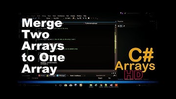 Merge Two Arrays to One Array | C# |Arrays