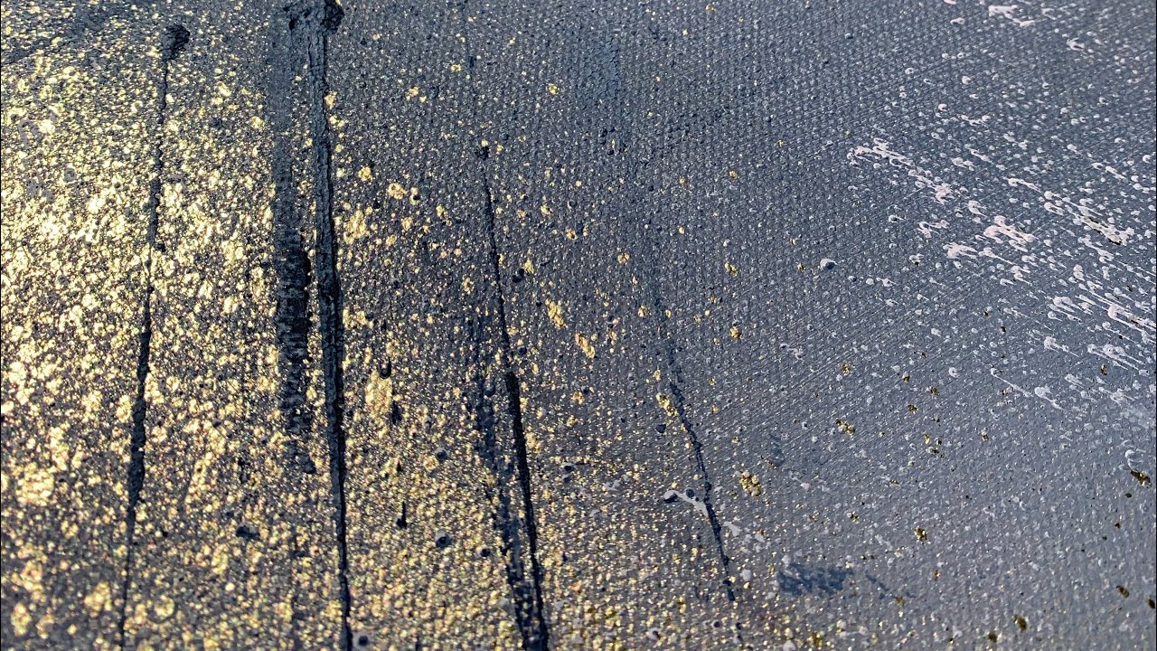 Base Layer Paint Abstract art painting process, part 1; base layer, mark making, color ...