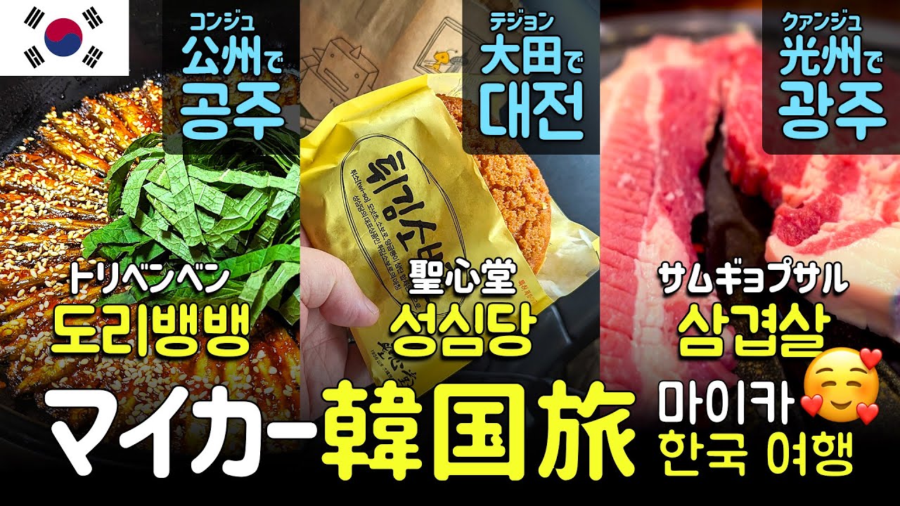 マイカーで韓国編　扶安郡から扶余郡・公州市・大田広域市を経由して光州広域市を大移動する3日間　Day17・18・19