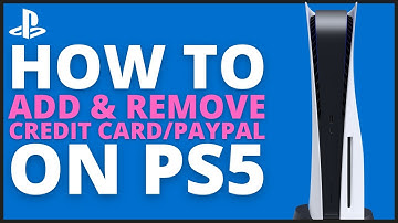 PS5 - How to Add & Remove Credit Card/PayPal Tutorial!