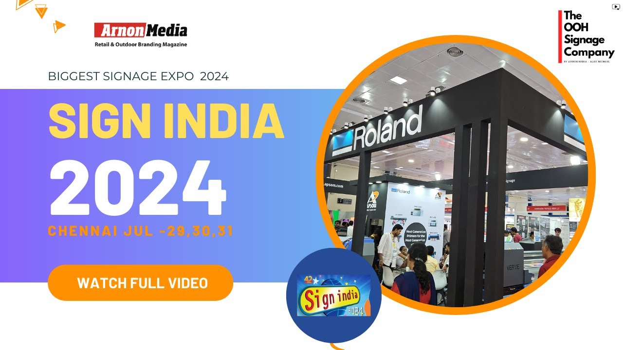 "Revolutionary Technologies Unveiled at Sign India Expo 2024 Chennai